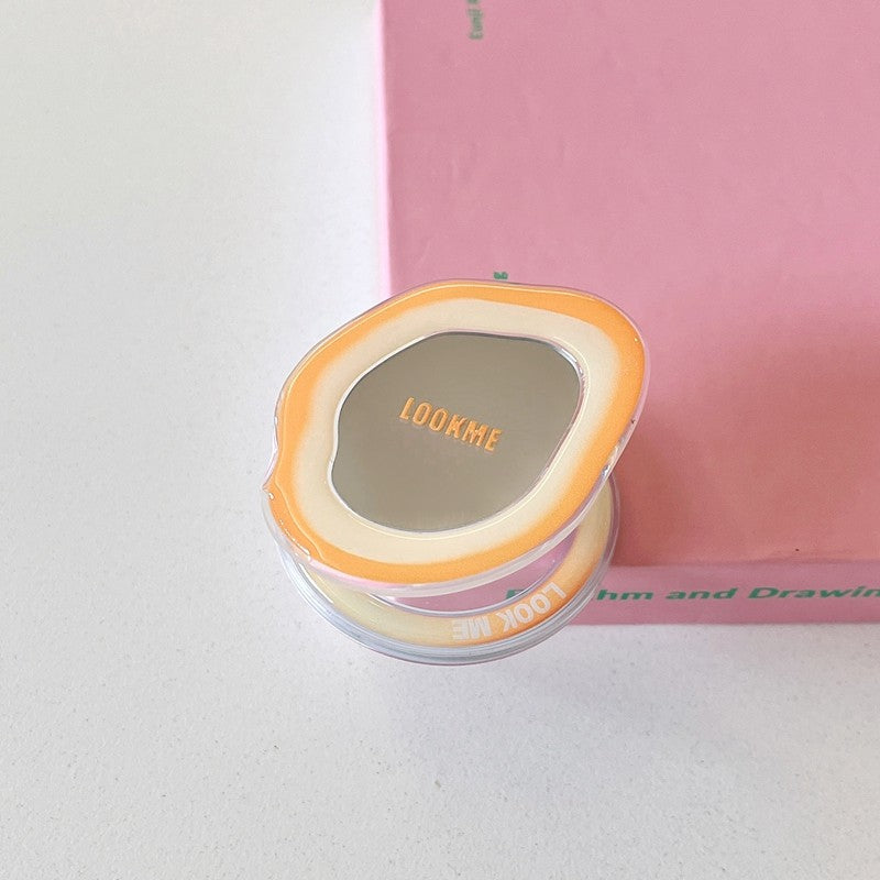 Chromahome Oval Art Niche Geometry Makeup Mirror MagSafe Adhesive Ring Holder