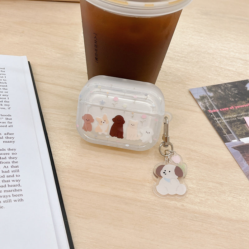 Chromahome Cartoon Flower Dog AirPods Case - Chromahome  