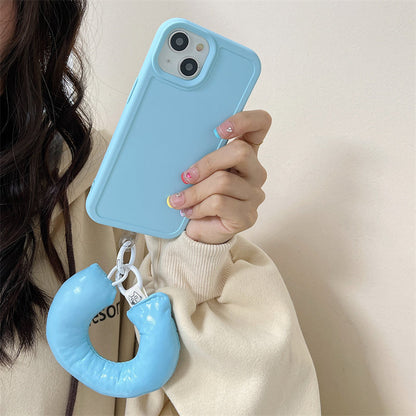 Chromahome Candy Color Down Phone Wrist Strap
