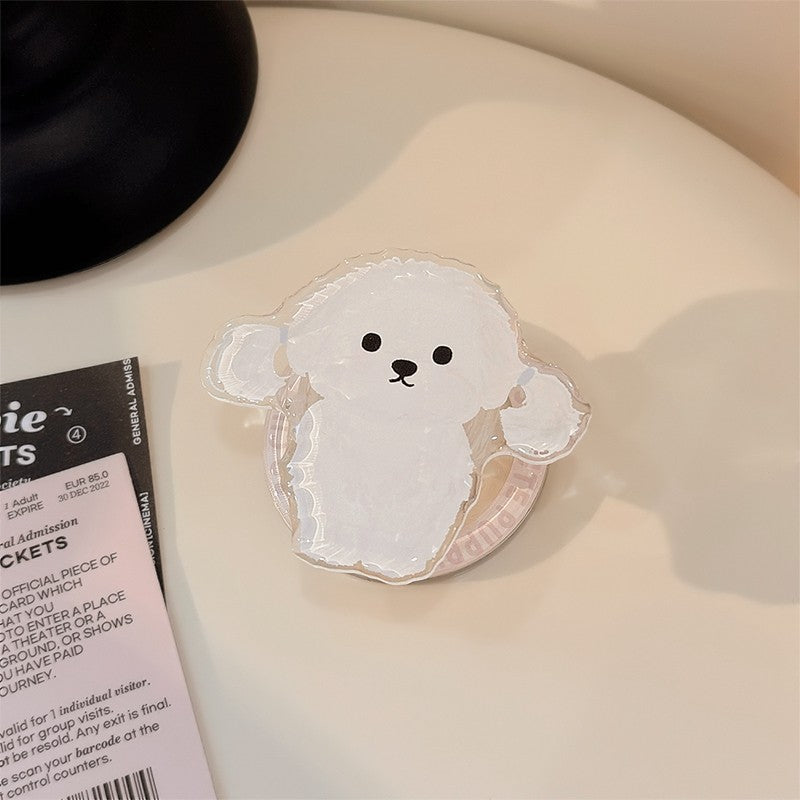 Chromahome Portable Small Animal Style Adhesive Ring Holder