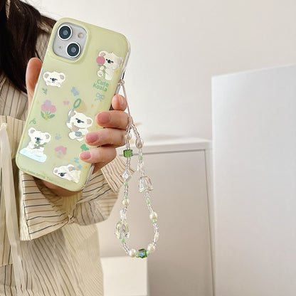 Chromahome Summer Fresh Colorful Flower Beaded Phone Wristlets