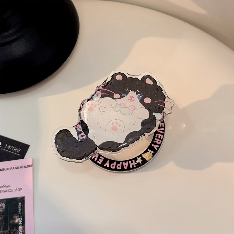 Chromahome Portable Small Animal Style Adhesive Ring Holder