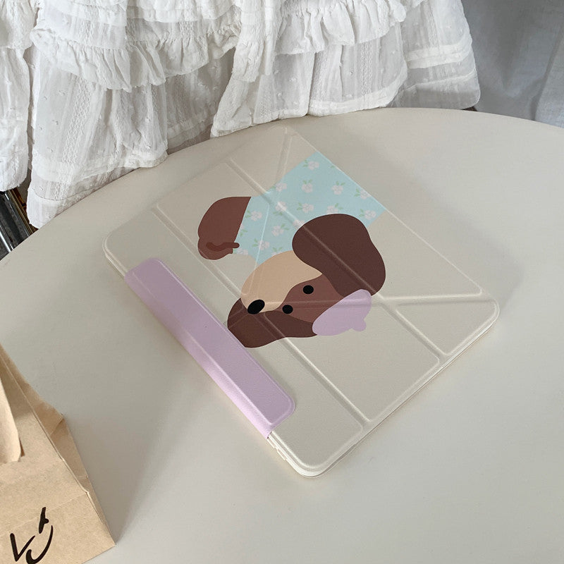 Chromahome Cute Dachshund Dog iPad Case