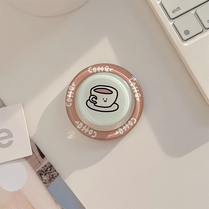 Chromahome Cute Cartoon Puppy Cat MagSafe Adhesive Ring Holder