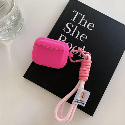 Chromahome Simple Solid Color Dopamine Woven Apple AirPods Case - Chromahome  