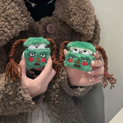 Chromahome Plush Funny Braid AirPods Case - Chromahome  