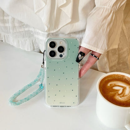 Chroamhome Fresh Mint Green Gradient Star iPhone Case - Chromahome   