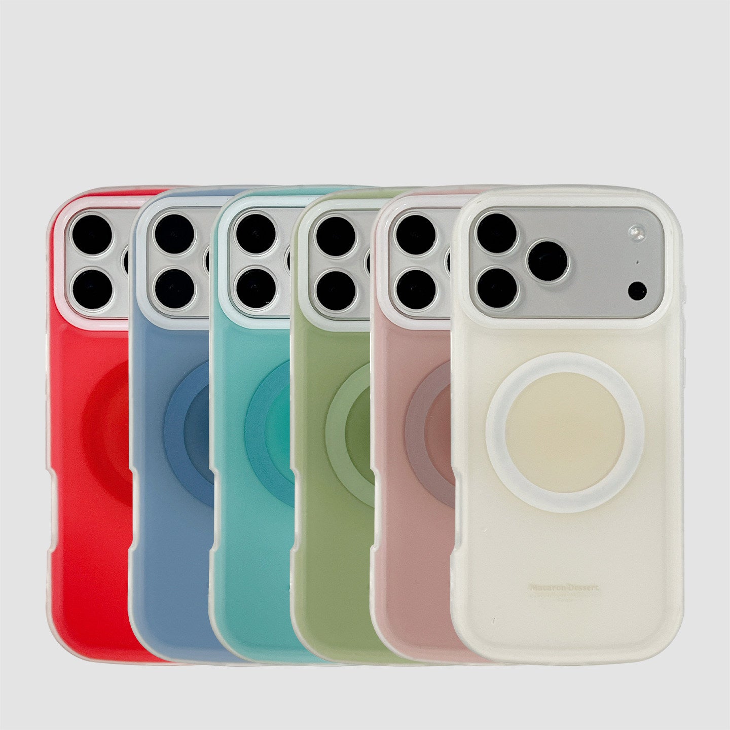 Chroamhome Gradient Solid Macaron Color Magnetic iPhone Case - Chromahome  