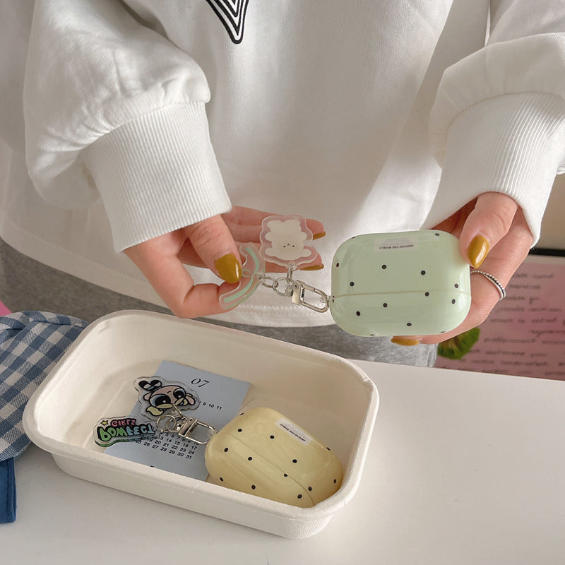 Chromahome Black Polka Dot Small Animal AirPods Case - Chromahome  