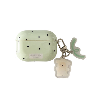 Chromahome Black Polka Dot Small Animal AirPods Case - Chromahome  