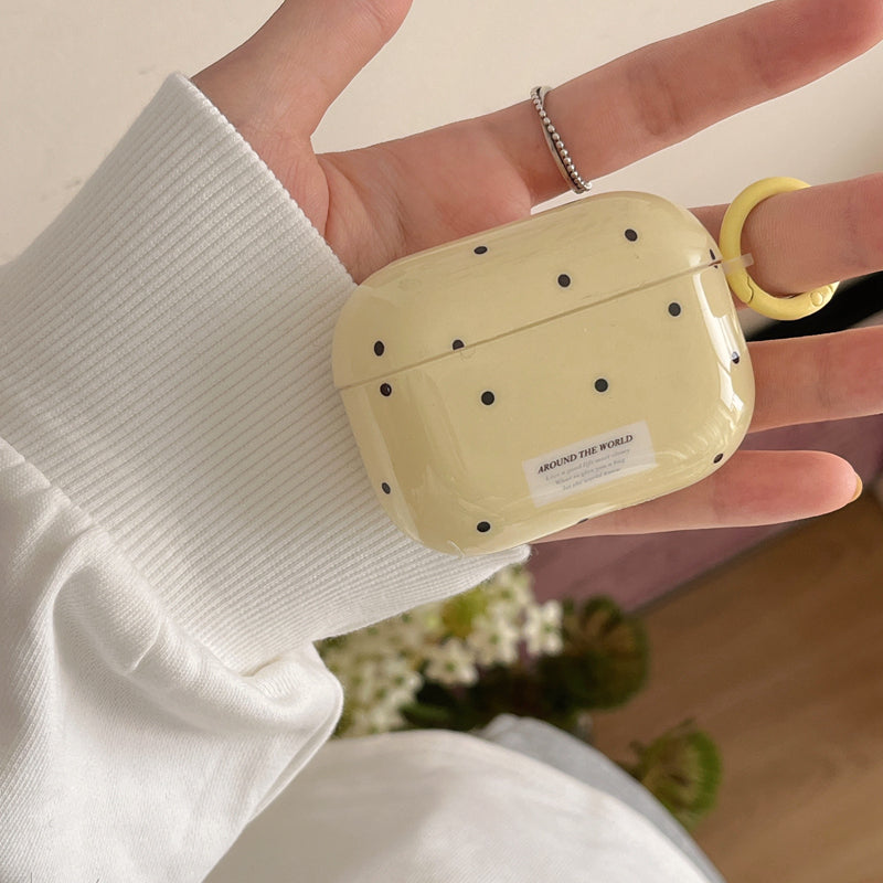 Chromahome Black Polka Dot Small Animal AirPods Case - Chromahome  