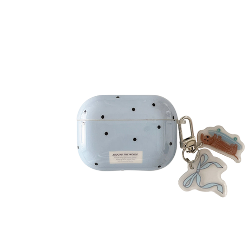 Chromahome Black Polka Dot Small Animal AirPods Case - Chromahome  