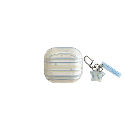 Chromahome Blue and Green Striped Star AirPods Case - Chromahome  