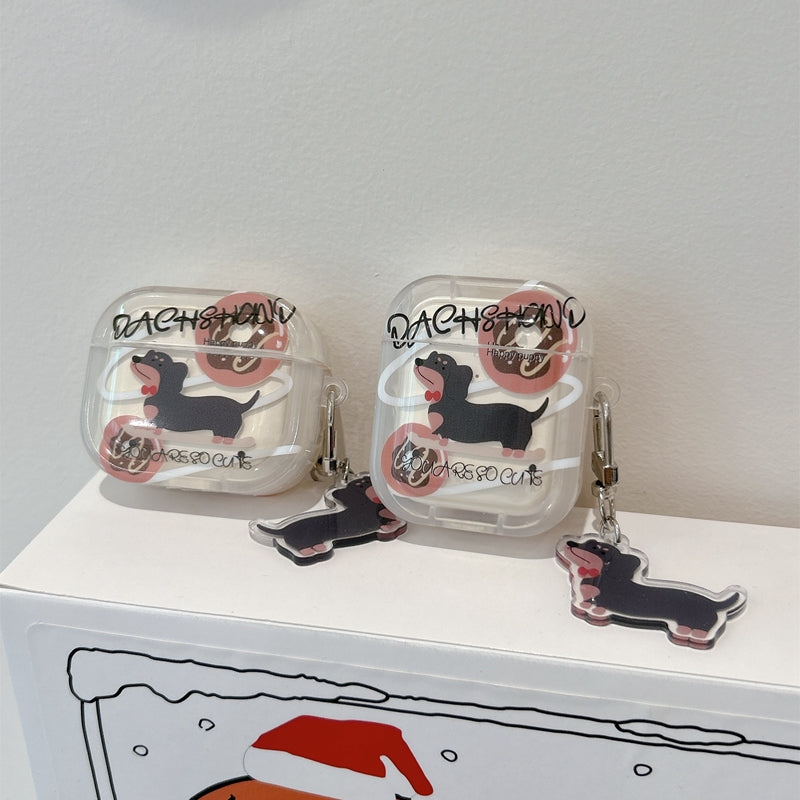 Chromahome Cartoon Donut Dachshund AirPods Case - Chromahome  