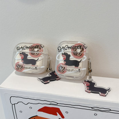 Chromahome Cartoon Donut Dachshund AirPods Case - Chromahome  