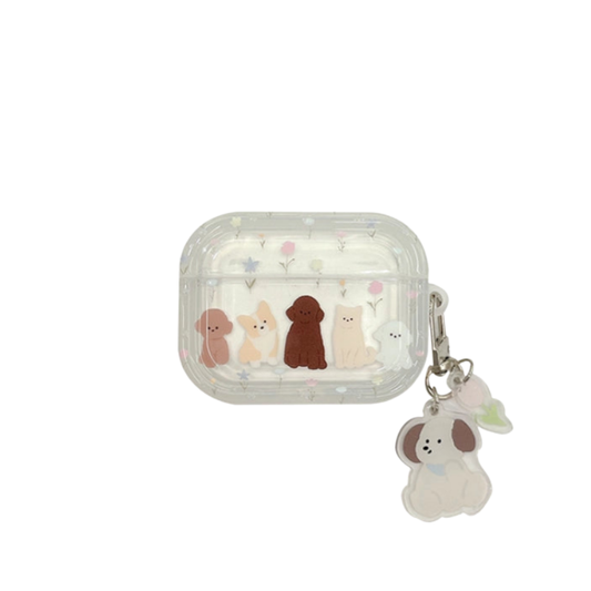 Chromahome Cartoon Flower Dog AirPods Case - Chromahome  