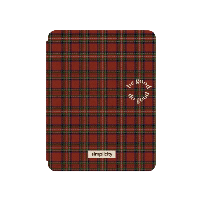 Chromahome Celebrity Red Plaid iPad Case - Chromahome  