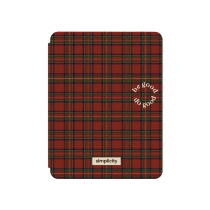 Chromahome Celebrity Red Plaid iPad Case - Chromahome  