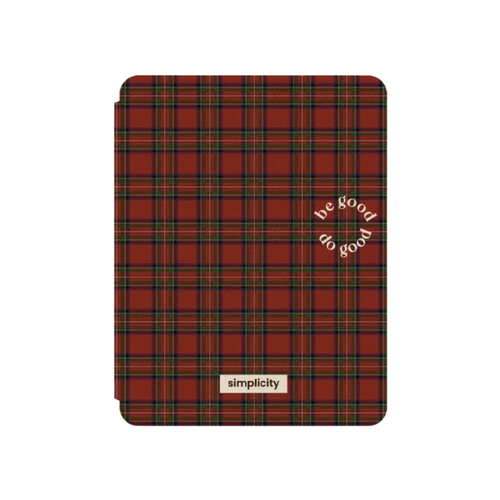 Chromahome Celebrity Red Plaid iPad Case - Chromahome  