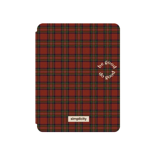 Chromahome Celebrity Red Plaid iPad Case - Chromahome  