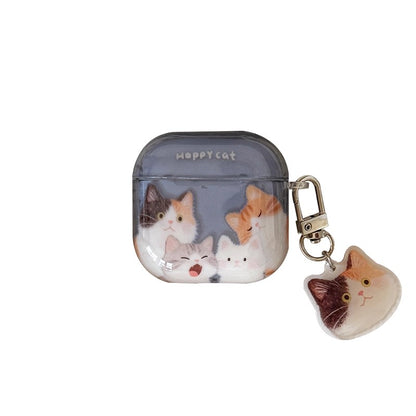 Chromahome Colorful Line Cat AirPods Case - Chromahome  