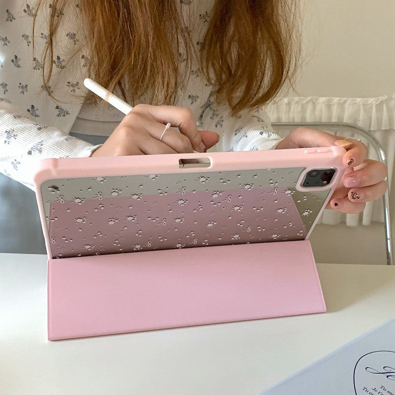 Chromahome Crushed Flower Bowknot Compatible iPad Case - Chromahome  