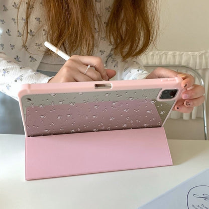 Chromahome Crushed Flower Bowknot Compatible iPad Case - Chromahome  