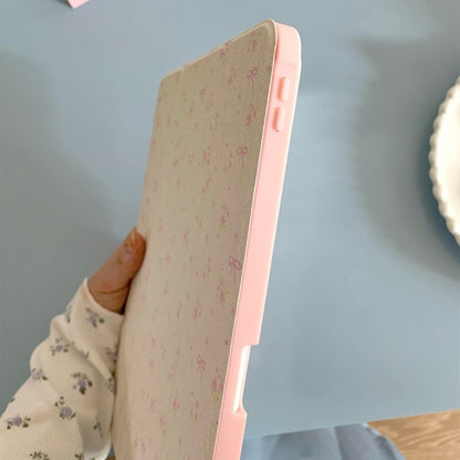 Chromahome Crushed Flower Bowknot Compatible iPad Case - Chromahome  