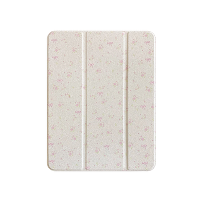 Chromahome Crushed Flower Bowknot Compatible iPad Case - Chromahome  