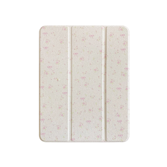 Chromahome Crushed Flower Bowknot Compatible iPad Case - Chromahome  