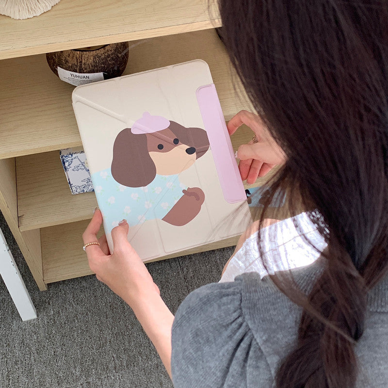 Chromahome Cute Dachshund Dog iPad Case - Chromahome  