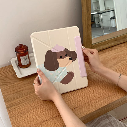 Chromahome Cute Dachshund Dog iPad Case - Chromahome  