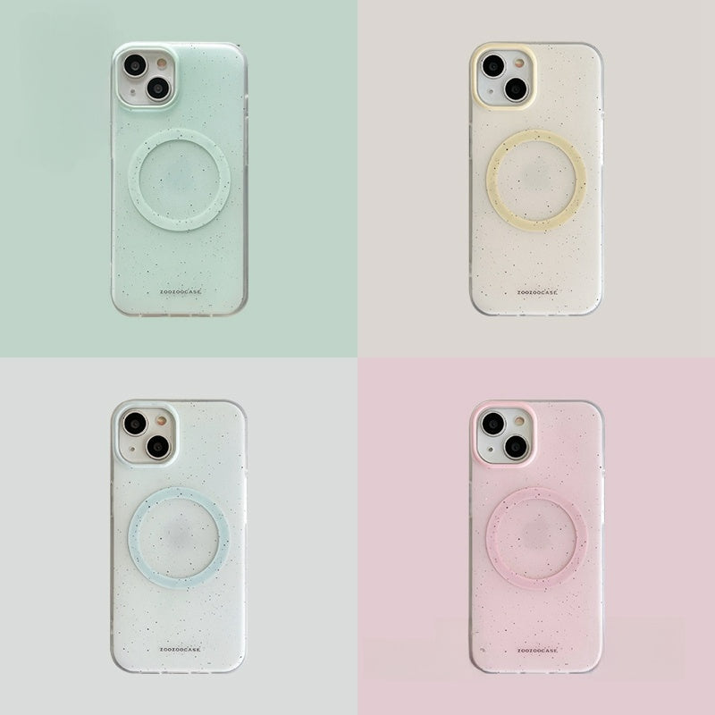 Chromahome Dopamine Mint Green Splash Ink Magnetic iPhone Case - Chromahome  