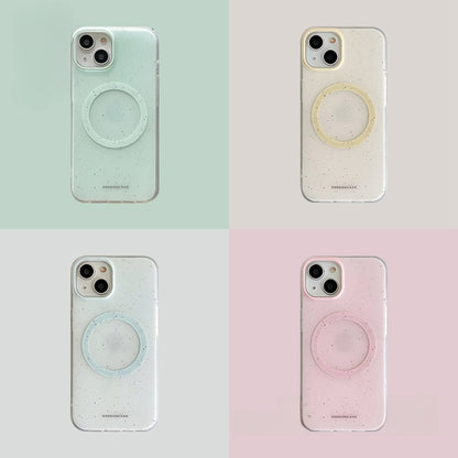 Chromahome Dopamine Mint Green Splash Ink Magnetic iPhone Case - Chromahome  