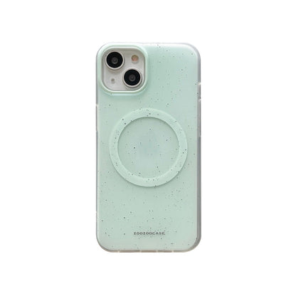 Chromahome Dopamine Mint Green Splash Ink Magnetic iPhone Case - Chromahome  