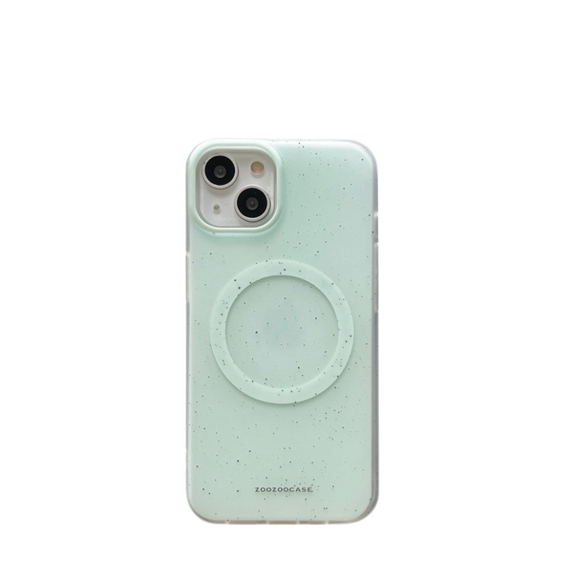 Chromahome Dopamine Mint Green Splash Ink Magnetic iPhone Case - Chromahome  
