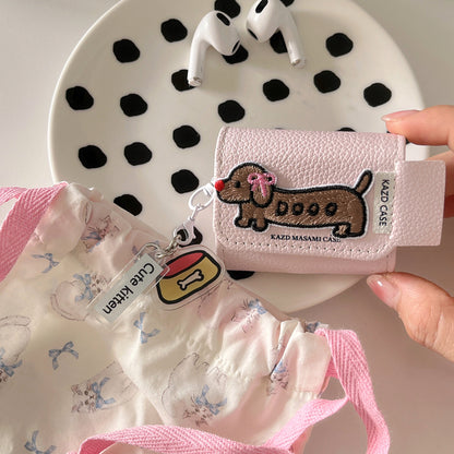 Chromahome Embroidered Dachshund AirPods Case - Chromahome  