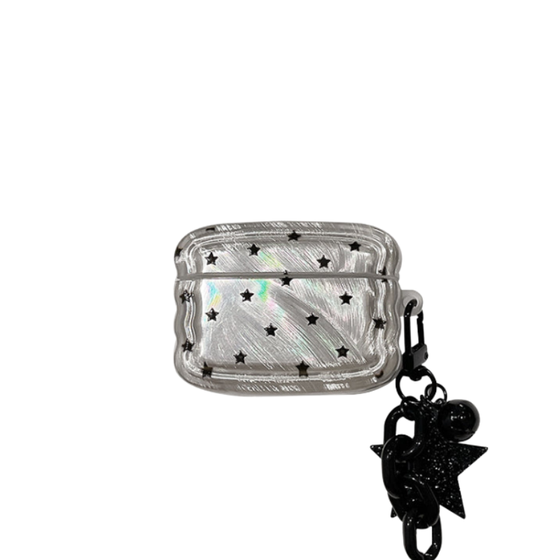 Chromahome Feather Black Star AirPods Case - Chromahome  