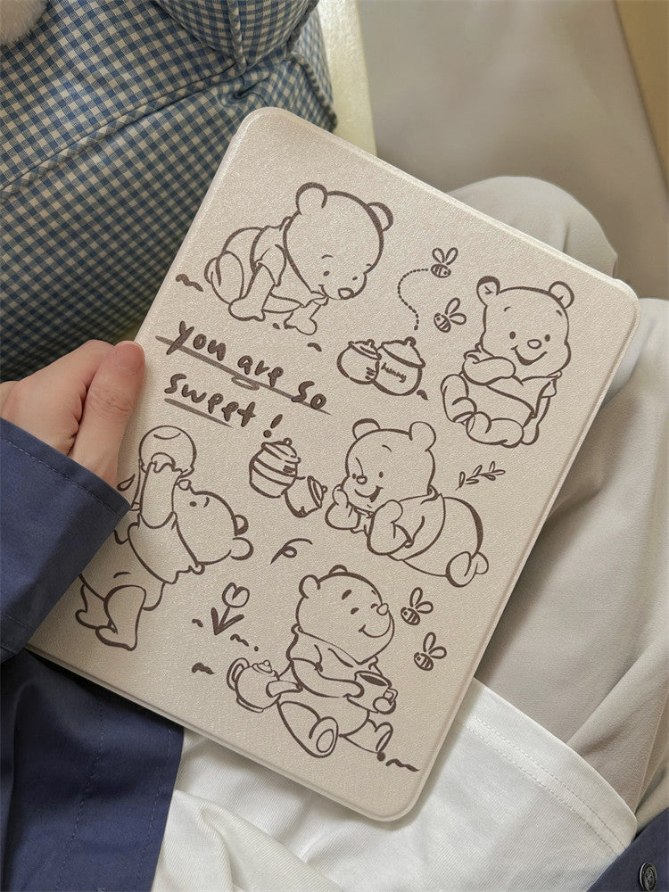 Chromahome Five Winnie the Pooh Bears iPad Case - Chromahome  