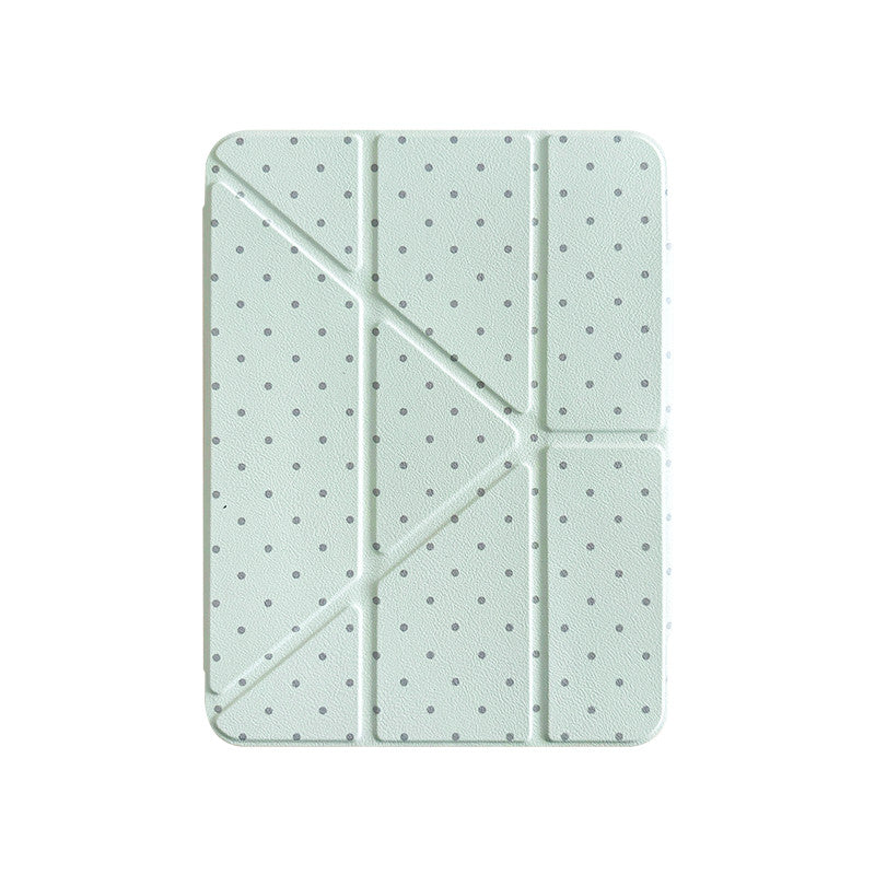 Chromahome Fresh Blue Polka Dot Star iPad Case - Chromahome  