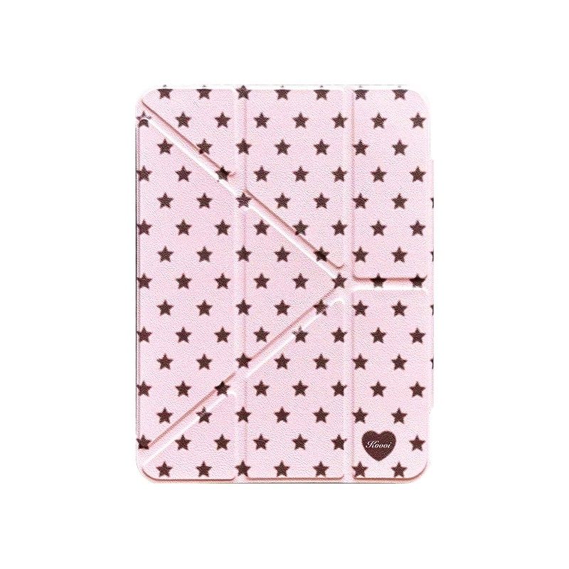 Chromahome Fresh Blue Polka Dot Star iPad Case - Chromahome  