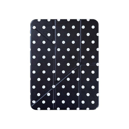 Chromahome Fresh Blue Polka Dot Star iPad Case - Chromahome  