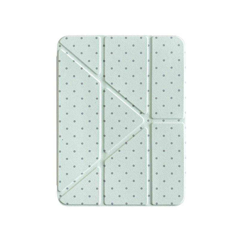 Chromahome Fresh Blue Polka Dot Star iPad Case - Chromahome  