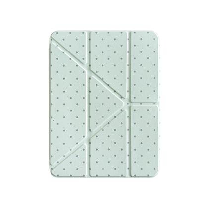 Chromahome Fresh Blue Polka Dot Star iPad Case - Chromahome  
