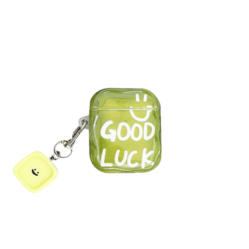 Chromahome Fresh Green English Smiley Face AirPods Case - Chromahome  