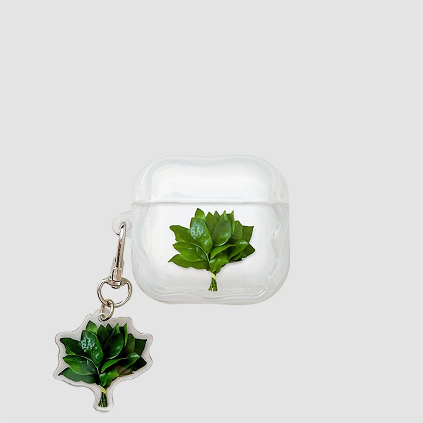 Chromahome Fresh and Simple Grapefruit Leaf Illustration Airpods Case - Chromahome  