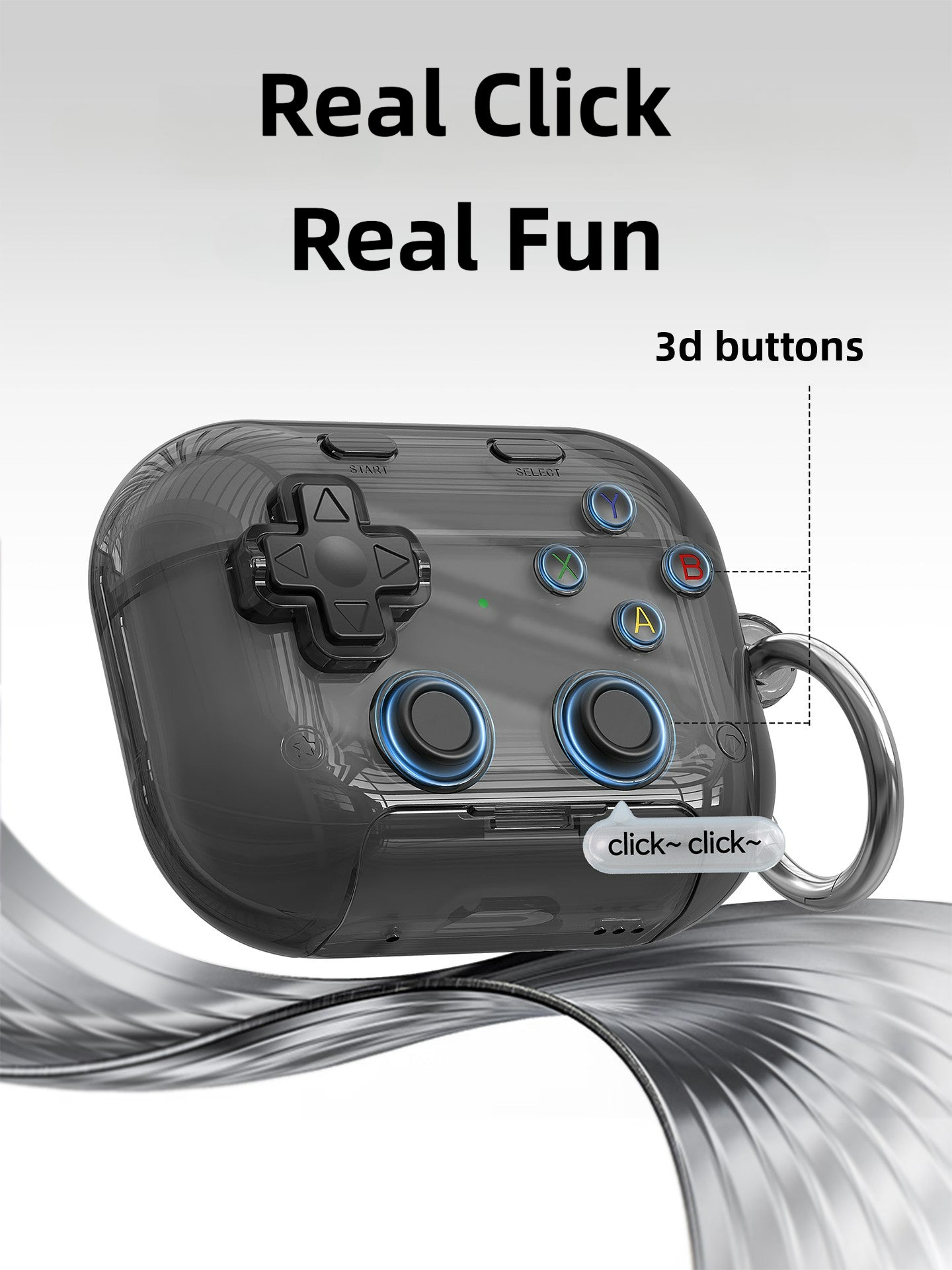 Chromahome Game Console Decompression Button Stand Airpods Case - Chromahome  