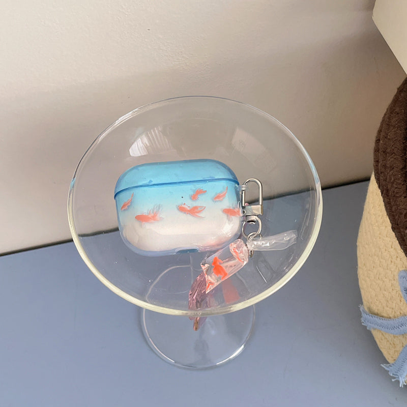 Chromahome Gradient Blue Koi AirPods Case - Chromahome  
