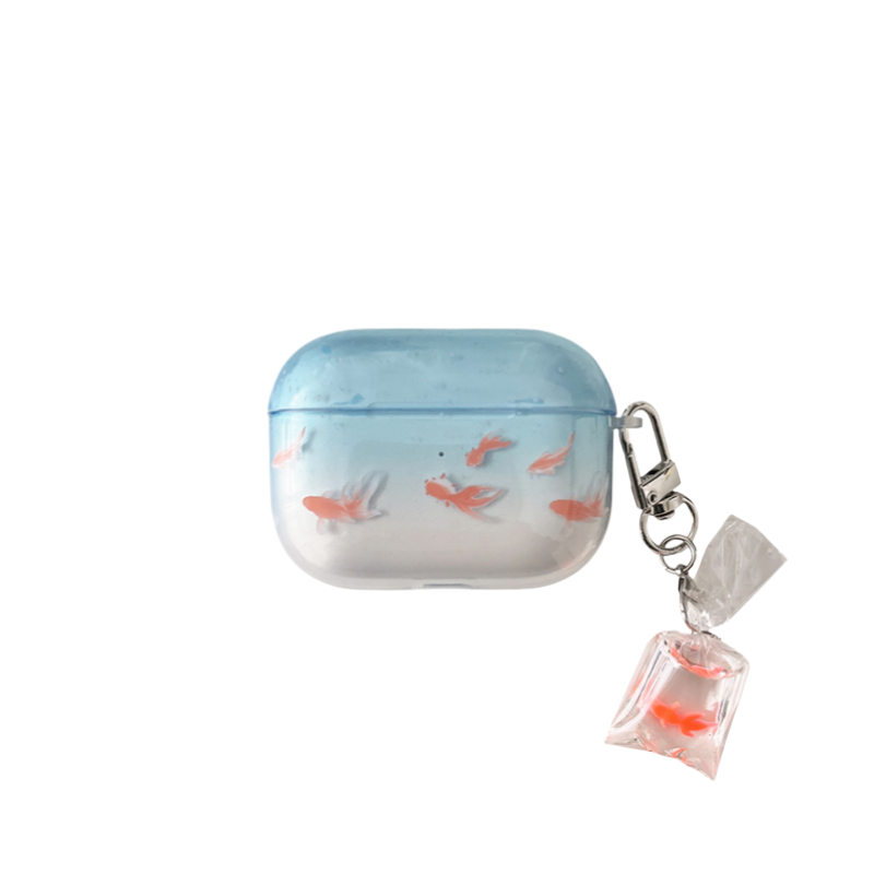 Chromahome Gradient Blue Koi AirPods Case - Chromahome  