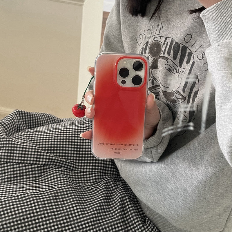 Chromahome Grapefruit Red Gradient iPhone Case - Chromahome  